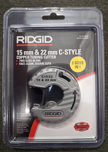 Ridgid 57018 c15 style - 57018, c15/22