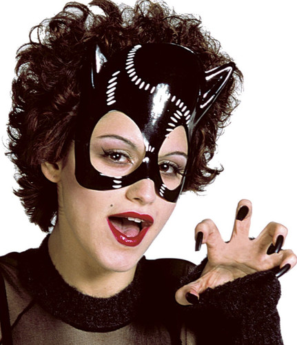 Catwoman mask plastic feline - catwoman,