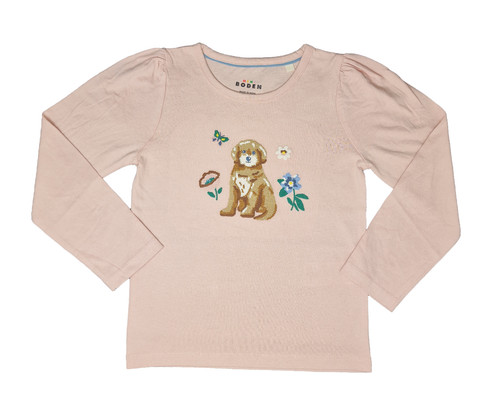 Boden girls top - top, dog