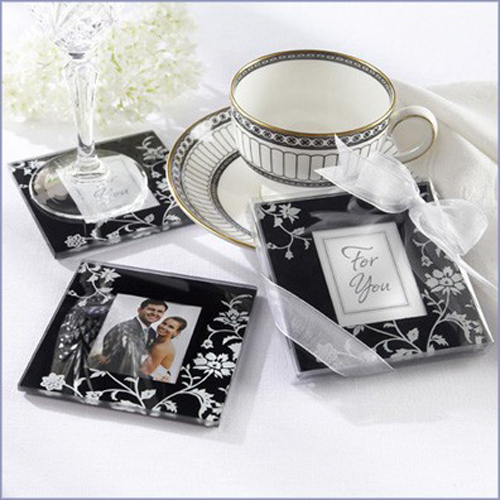 White wedding glass photo - white,