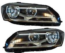 Vw Passat Headlights Mk6 B7 Estate 2010-2015 Black Inner Headlamps 1 Pair