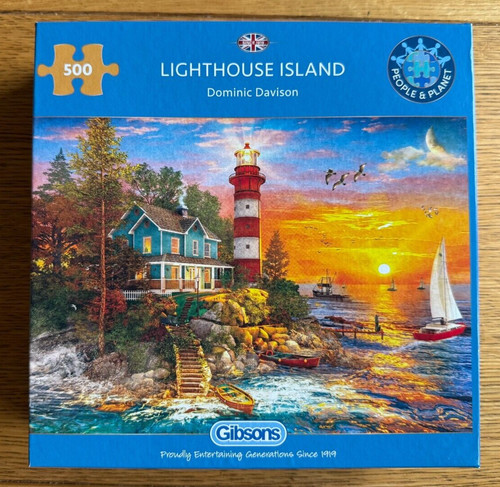 Gibsons jigsaw lighthouse - gibsons, jigsaw,