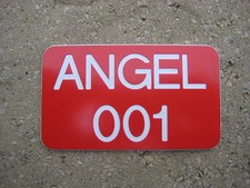 ENGRAVED NUMBER PLATES TO FIT