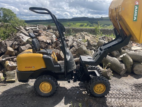 Ausa dumper mini digger