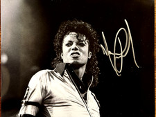 Michael Jackson Signed 8x10