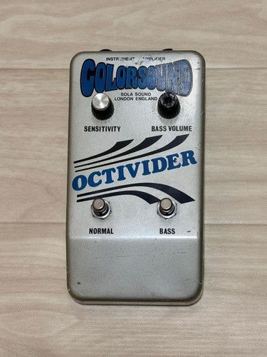 Colorsound octivider bass - colorsound,