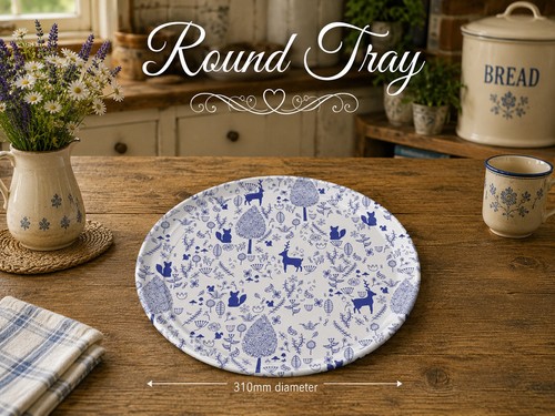 Melamine round tray - in, design