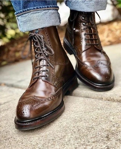 Bespoke men brown leather - men's,