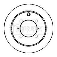 BORG & BECK BBD4196 Brake Disc