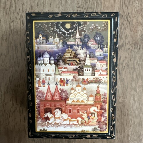 Russian lacquer box suzdal - russian,