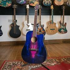 Lindo B-STOCK Swallow V2 Electro Acoustic Guitar Purple (Cosmetic Imperfections)