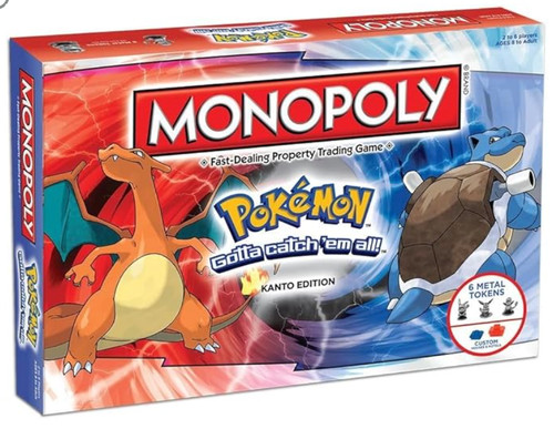Hasbro pokemon monopoly - monopoly, kanto