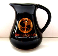 miniature bunnahabhain islay s/malt scotch whisky  water jug black in VGC