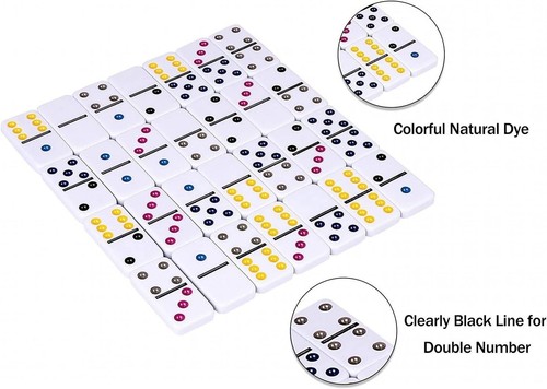 Double six large - six, dominoes