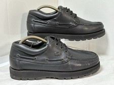 Lacoste Vintage Leather Boat