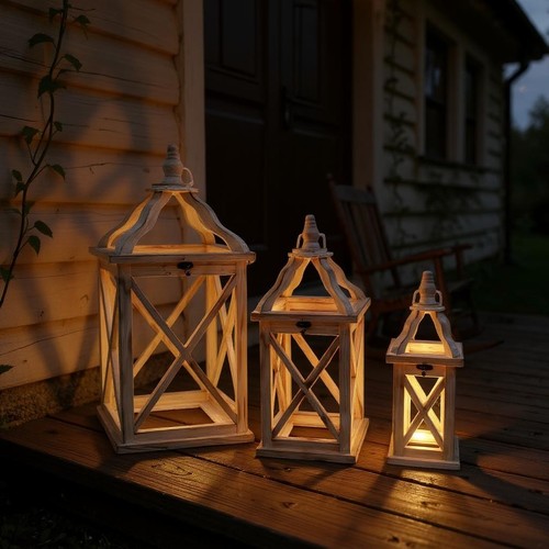 Set tall antiqued style - 3,