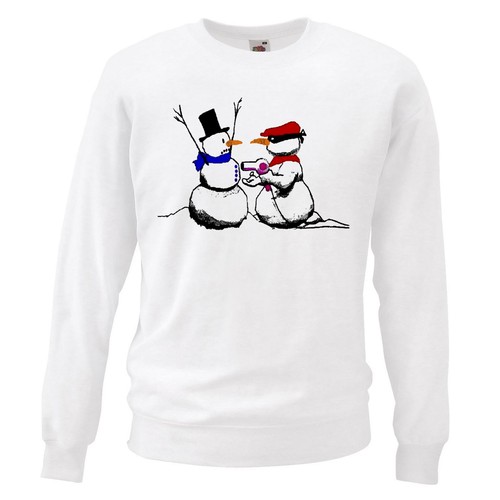 Adults snowman robbery - snowman,