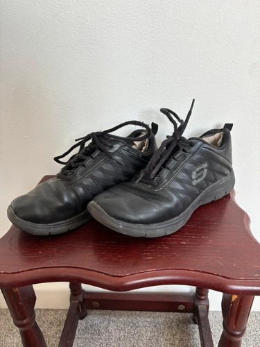 Sketchers black trainers uk - -,