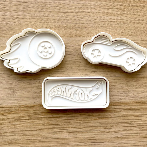 Hot wheels cookie cutter and - hot,