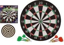 DART BOARD 17" DOUBLE SIDED