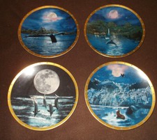 MOONLIGHT FANTASY DOLPHIN PLATE  BY LENOX -   SELECT PLATE