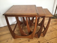 Vintage Classic Mid Century MCM G Plan Astro Nest of Tables.
