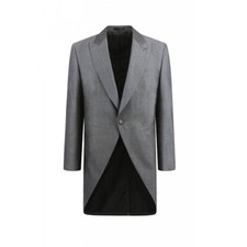 Silver Mohair Lightweight Tailcoat  / Morning Jacket  - Weddings Men & Boys
