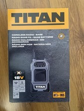 Titan DAB/FM Site Radio Cordless, LCD,  5W Speaker-Bare Unit Only TTI918RDI  NEW