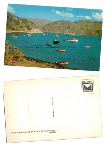 Postcard tighnabruaich and - -,