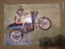 POSTER STEVE BURNS SPONDON GSX1100 TURBO