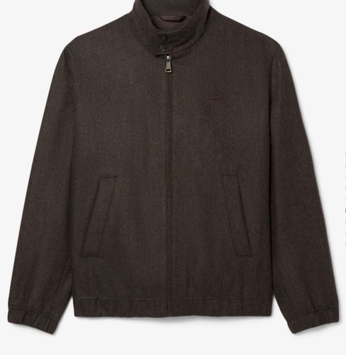 Lacoste wool harrington jacket - lacoste,