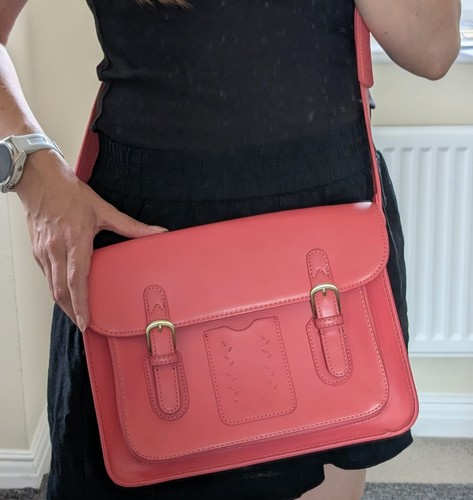 Nica pink satchel crossbody - pink,