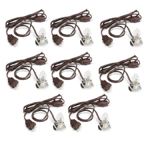 Lot cords brown clip - cords,