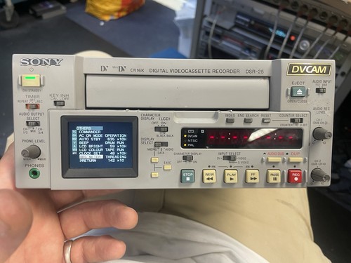 Sony dsr minidv dvcam - sony,