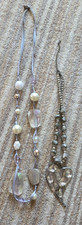 2 pieces of ladies necklace/costume jewellery