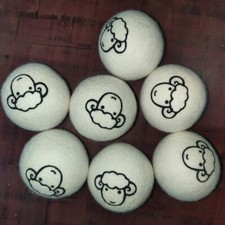 2-6pcs  Reusable Wool Dryer