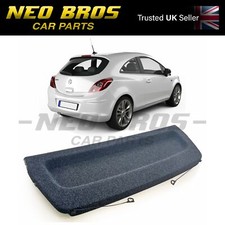 OE Rear Parcel Shelf Load Cover & Straps Black Vauxhall Corsa D 3 door 13233538