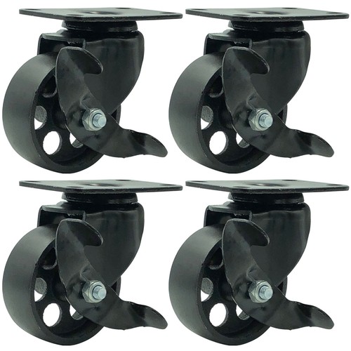 All black metal swivel plate - 4,