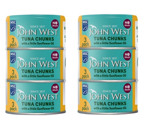 John west tuna chunks - john,