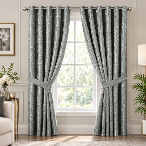 Luxury jacquard cleo eyelet - luxury,