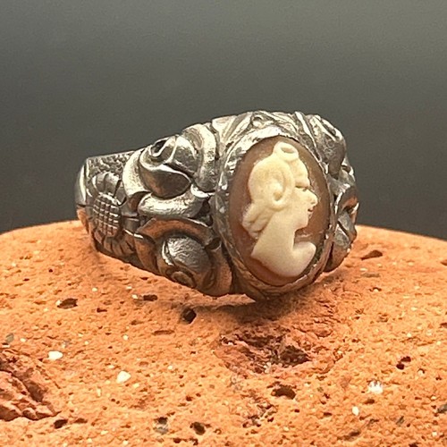 Antique 1920s carved - antique, shell