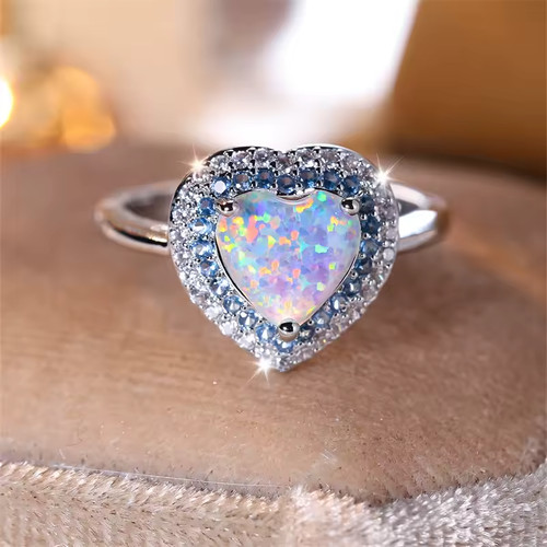 Sterling silver rainbow white - rainbow,