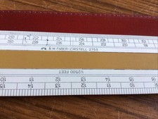Scale Rule Faber Castell 2753~ Draughtsman Architect In Case