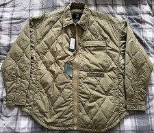 G-Star Raw Quilted Postino Oversized Jacket Olive Green Size L BNWT RRP £190