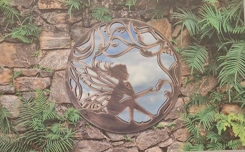 Fairy wing tree mirrored art - wing,