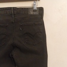 Ladies Levi Strauss Skinny Stretch Jeans Size 12-14 W30-32 L30 Good Used Conditi