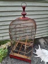 Antique  Vintage,  rustic  French Birdcage