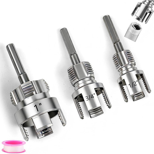 3pcs pvc pipe threading - 3pcs, tool
