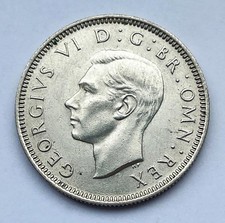 GEORGE VI SILVER SHILLING COIN