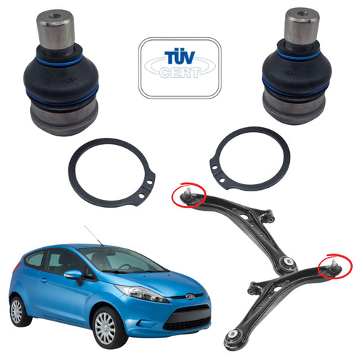 Front lower wishbone ball - front,